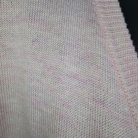 White House Black Market Cable Relaxed Cardigan Heather Rococo Size Large - Picture 5 of 8